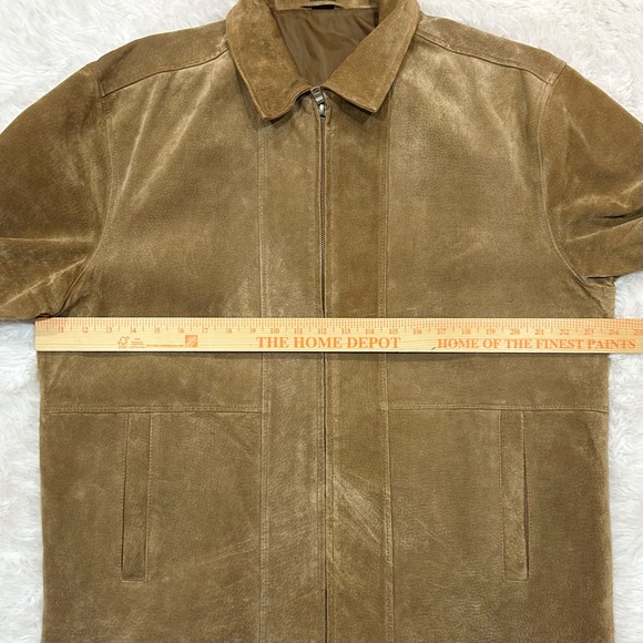 Claiborne Tan Suede Jacket - Picture 4 of 15